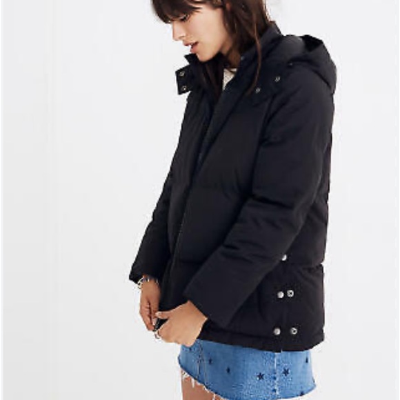 Madewell 2018 quilted hooded parka jacket. Super cute and warm. Size XXS - Picture 6 of 7